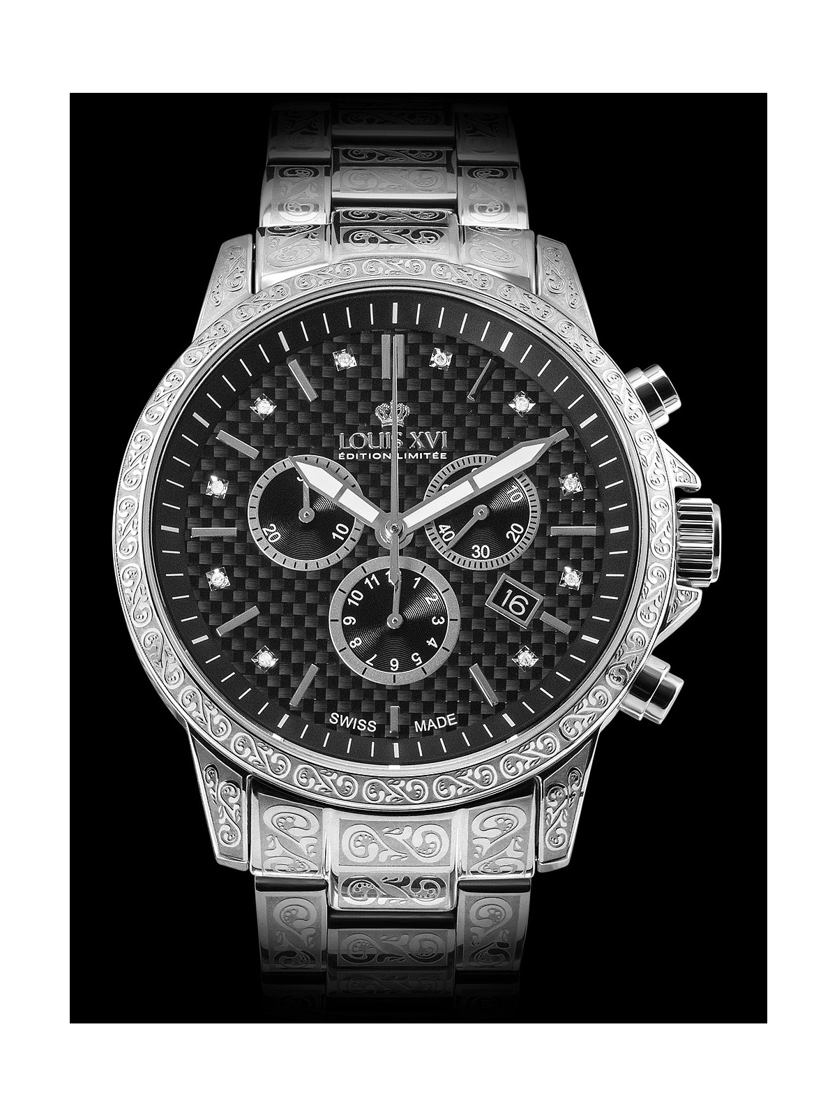 orologio uomo Louis XVI LXVI893 Palais Royale Chronograph mens watch 43mm 5ATM