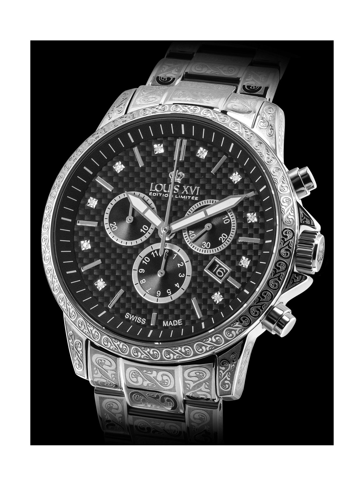 orologio uomo Louis XVI LXVI893 Palais Royale Chronograph mens watch 43mm 5ATM