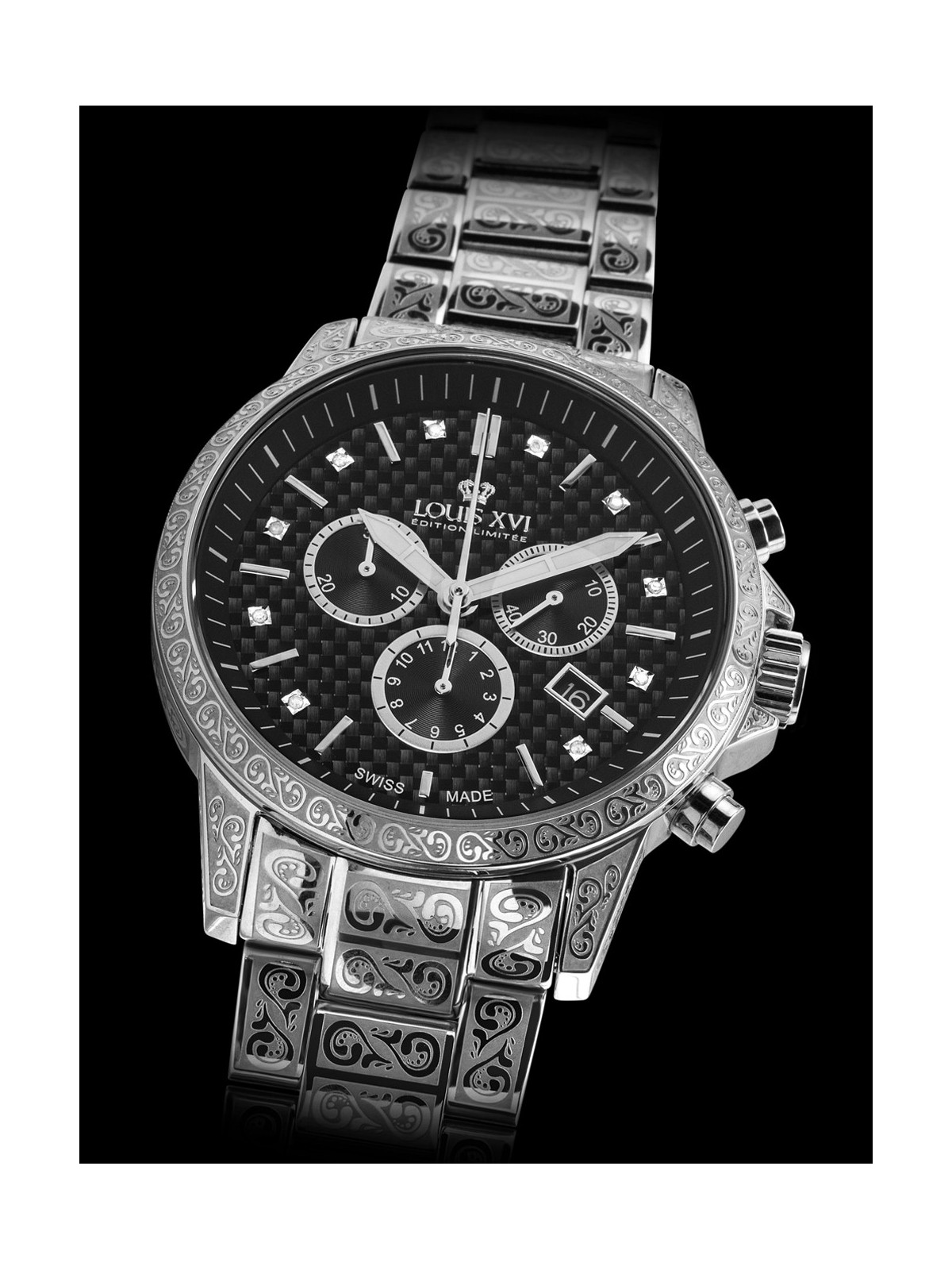 orologio uomo Louis XVI LXVI893 Palais Royale Chronograph mens watch 43mm 5ATM