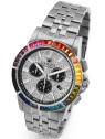 orologio uomo Louis XVI LXVI1121 Majeste Iced Out Chronograph mens watch 43mm 5ATM