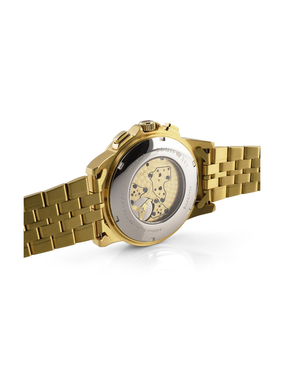 orologio uomo Louis XVI LXVI1120 Majeste Iced Out Chronograph mens watch 43mm 5ATM