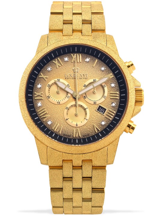 orologio uomo Louis XVI LXVI1080 Aramis Frosted Chronograph mens watch 43mm 5ATM
