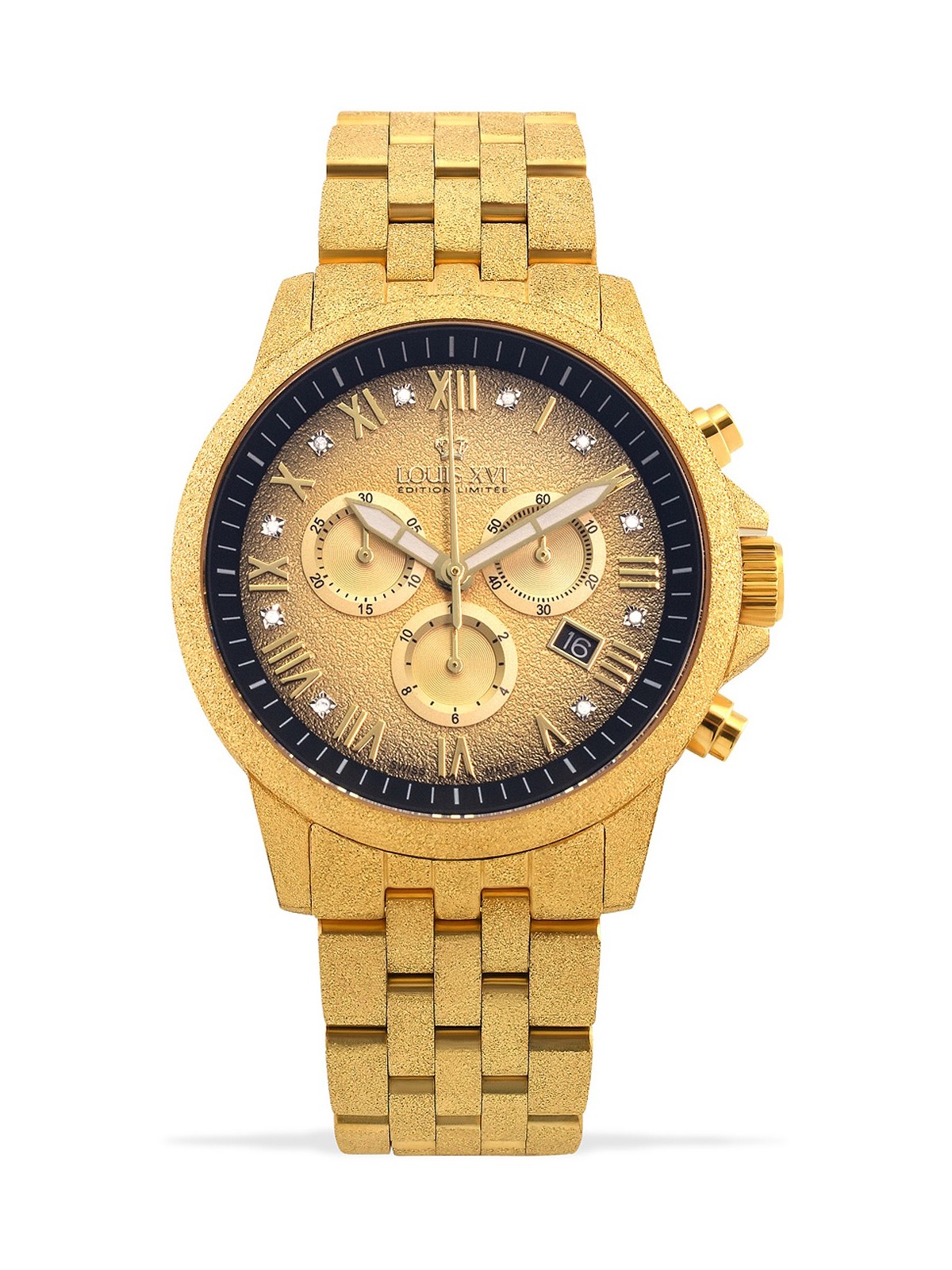orologio uomo Louis XVI LXVI1080 Aramis Frosted Chronograph mens watch 43mm 5ATM
