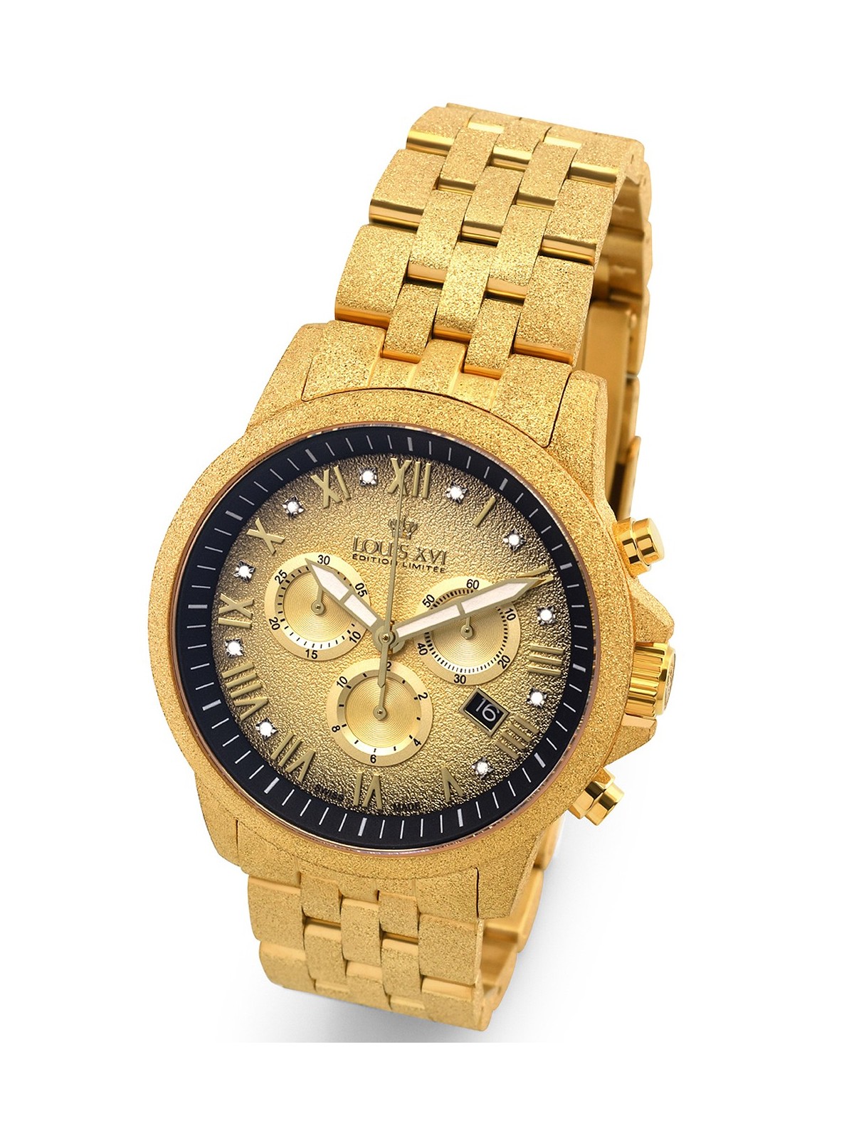 orologio uomo Louis XVI LXVI1080 Aramis Frosted Chronograph mens watch 43mm 5ATM