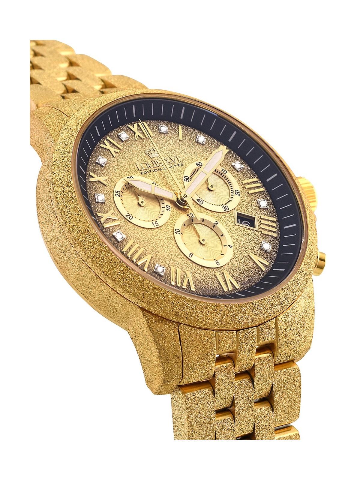 orologio uomo Louis XVI LXVI1080 Aramis Frosted Chronograph mens watch 43mm 5ATM