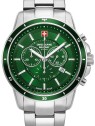 orologio uomo Swiss Alpine Military 7089.9134 Chronograph Mens Watch 44mm 10ATM