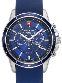 orologio uomo Swiss Alpine Military 7089.9835 Chronograph Mens Watch 44mm 10ATM