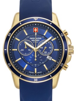 orologio uomo Swiss Alpine Military 7089.9815 Chronograph Mens Watch 44mm 10ATM