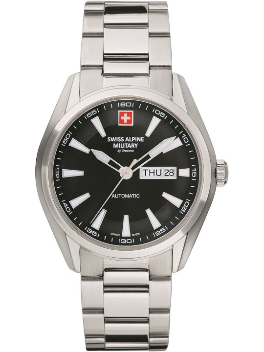 orologio uomo Swiss Alpine Military 7090.2137 Automatic Mens Watch 43mm 10ATM