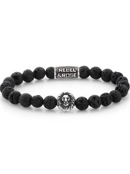 bracciale uomo Rebel & Rose Bracelet Black Moon RR-8L021-S-L+ mens