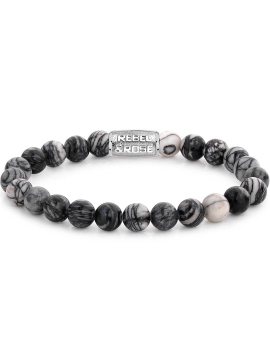 bracciale uomo Rebel & Rose Bracelet Black Wolf RR-80032-S-L mens