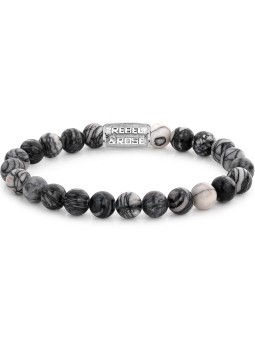 bracciale uomo Rebel & Rose Bracelet Black Wolf RR-80032-S-L+ mens