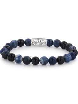 bracciale uomo Rebel & Rose Bracelet Blue Rocks RR-80045-S-L mens