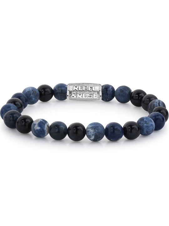 bracciale uomo Rebel & Rose Bracelet Blue Rocks RR-80045-S-L mens