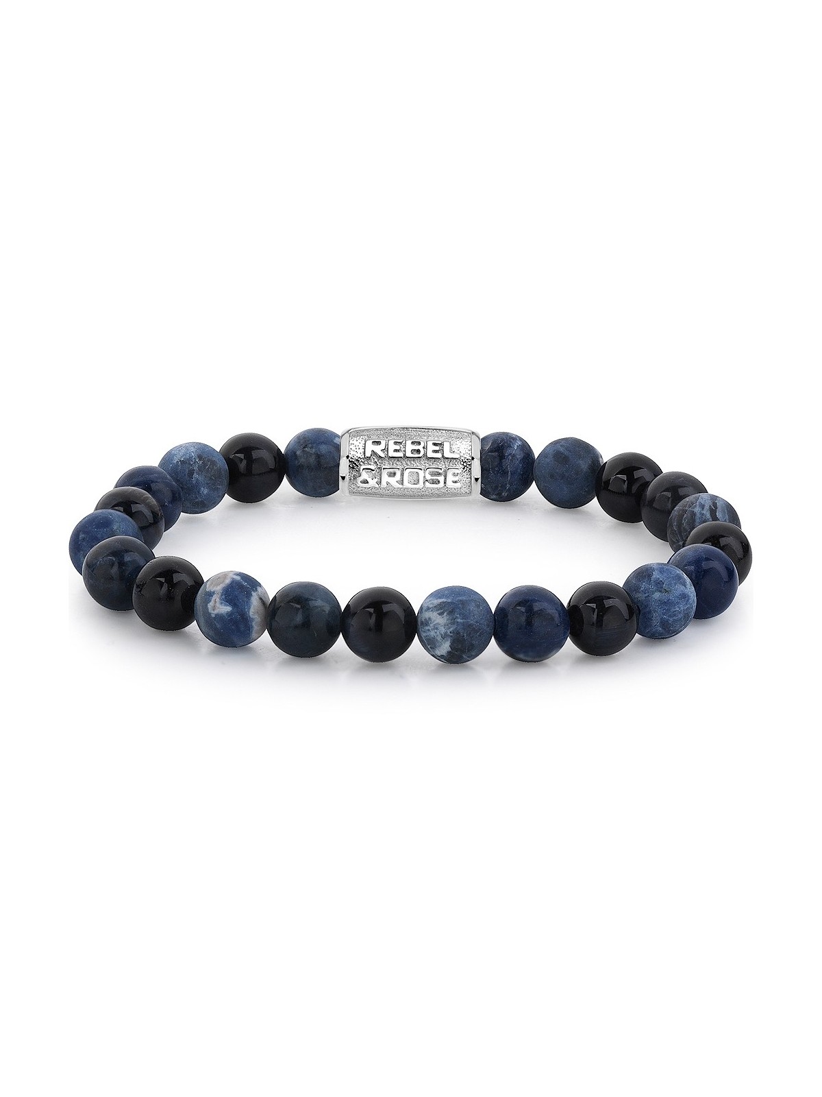 bracciale uomo Rebel & Rose Bracelet Blue Rocks RR-80045-S-L mens