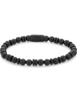 bracciale uomo Rebel & Rose Bracelet All-Black RR-60107-B-L mens