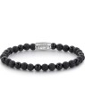 bracciale uomo Rebel & Rose Bracelet Black Rocks RR-60033-S-L mens
