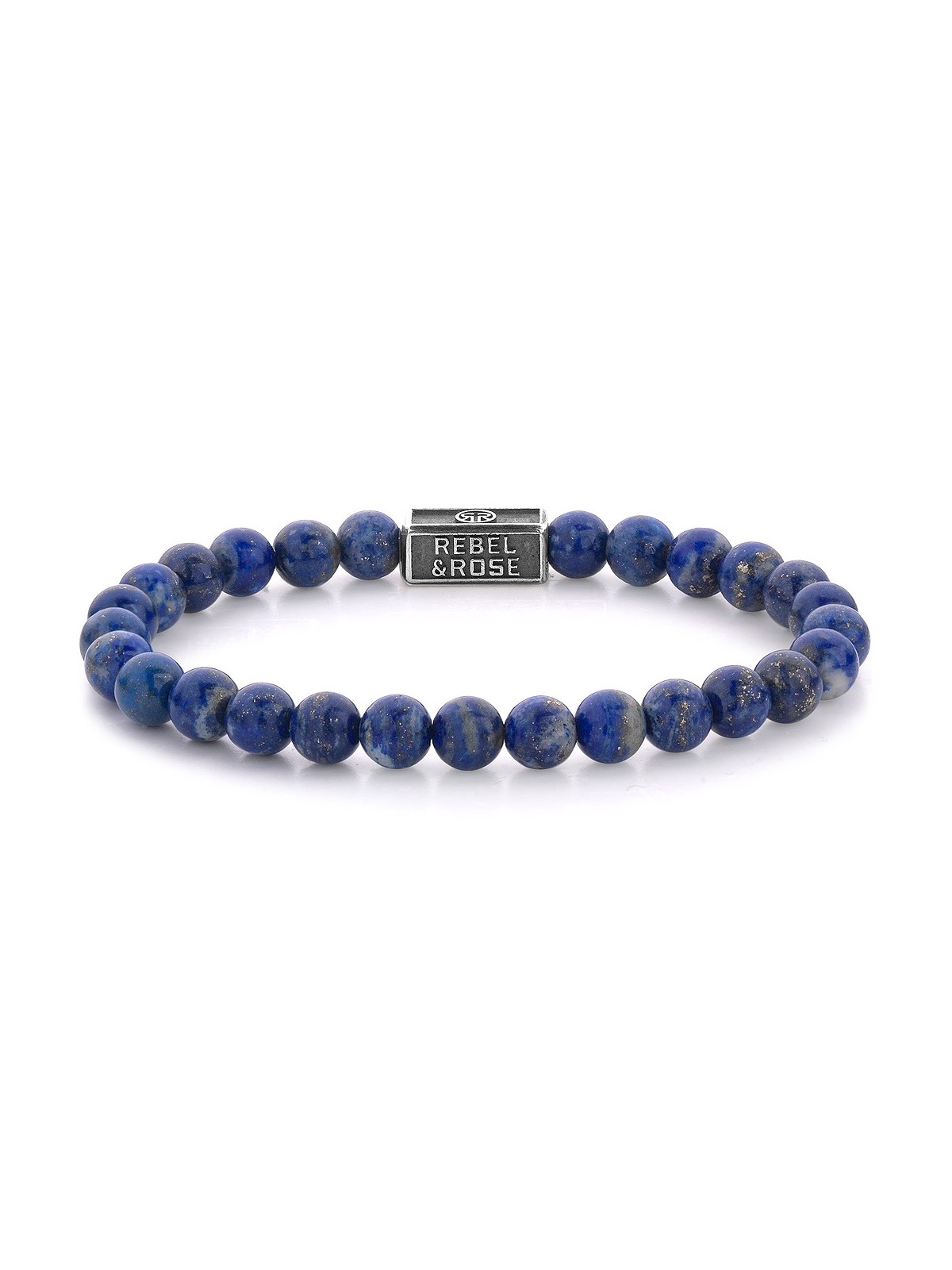 bracciale uomo Rebel & Rose Bracelet Lapis Lazuli 925 RR-6S002-S-L