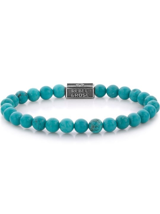 bracciale uomo Rebel & Rose Bracelet Turquoise Delight 925 RR-6S001-S-L mens
