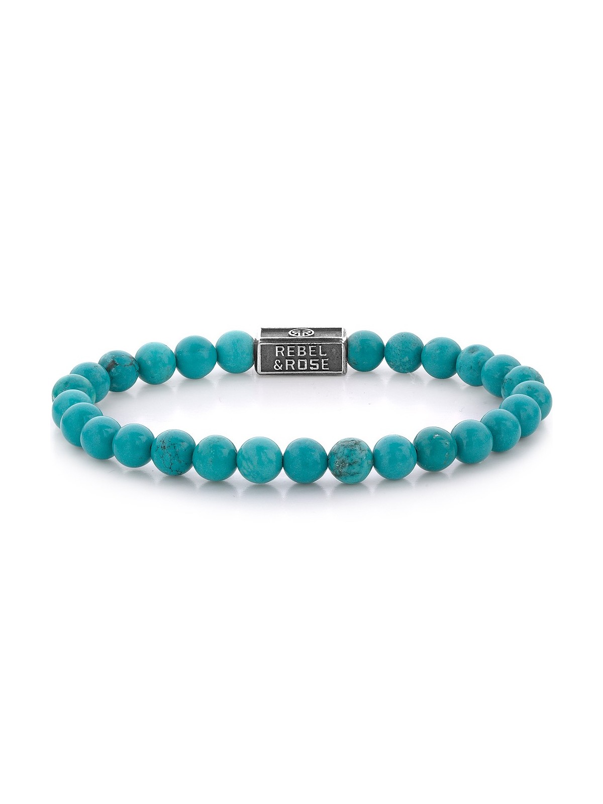 bracciale uomo Rebel & Rose Bracelet Turquoise Delight 925 RR-6S001-S-L mens
