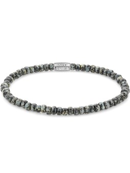 bracciale donna Rebel & Rose Bracelet Glass Rocks Black Leopard RR-40116-S-S ladies