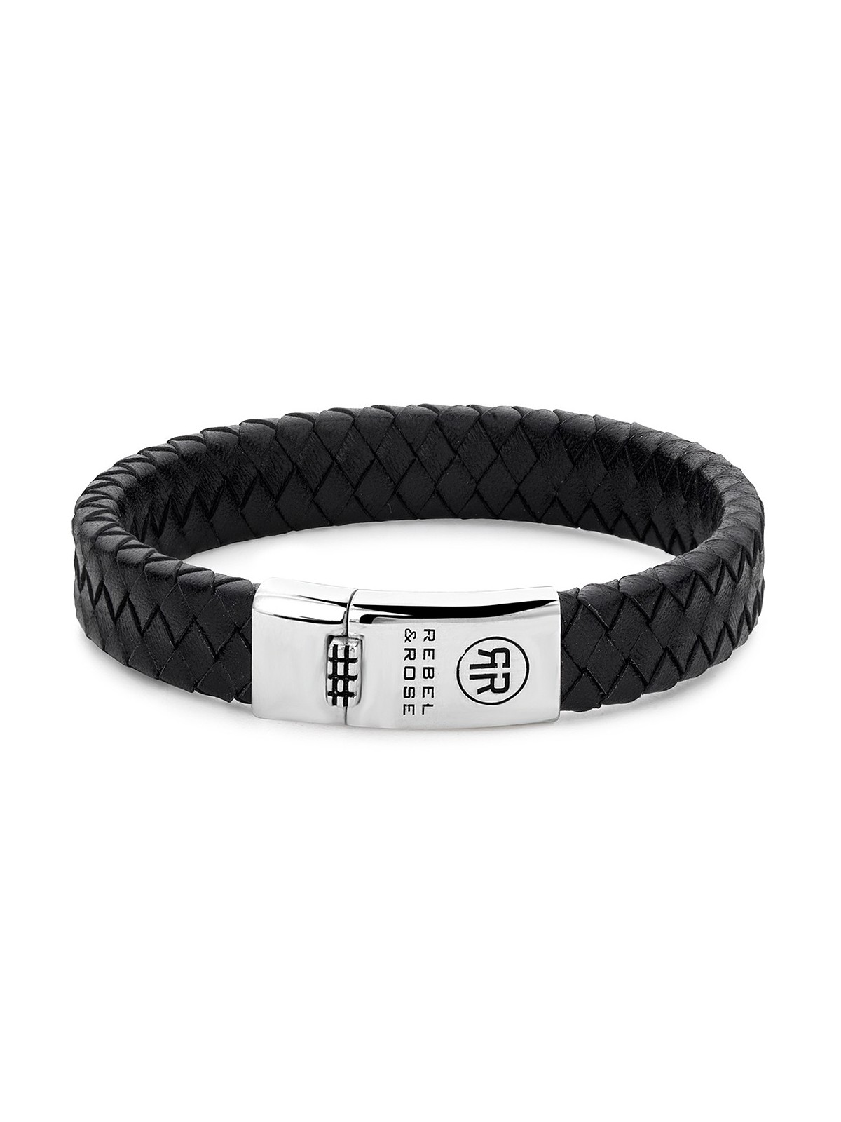 bracciale uomo Rebel & Rose Bracelet Braided Flat RR-L0141-S-L+ mens