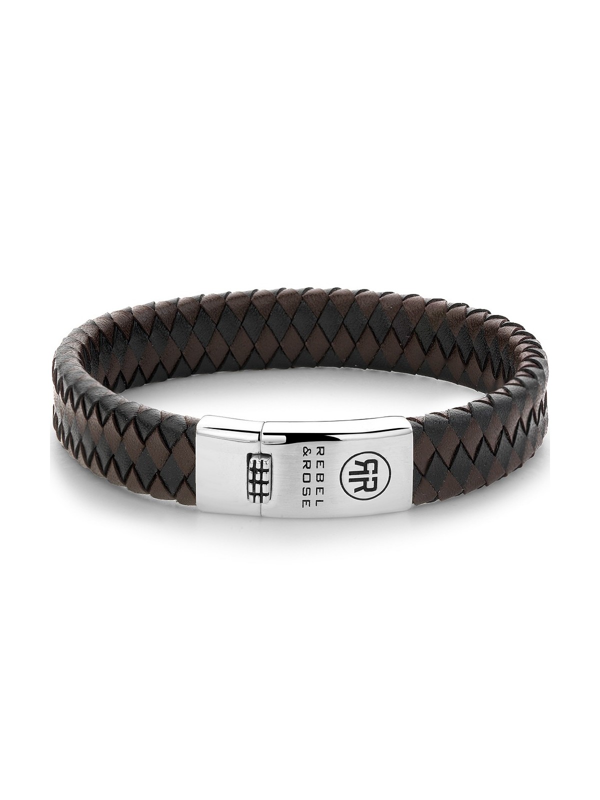 bracciale uomo Rebel & Rose Bracelet Braided Flat RR-L0126-S-L+ mens