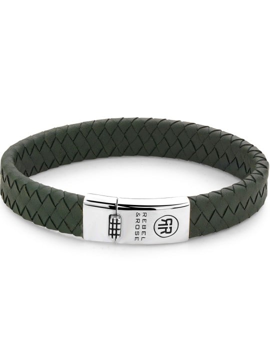 bracciale uomo Rebel & Rose Bracelet Braided Flat RR-L0148-S-L mens