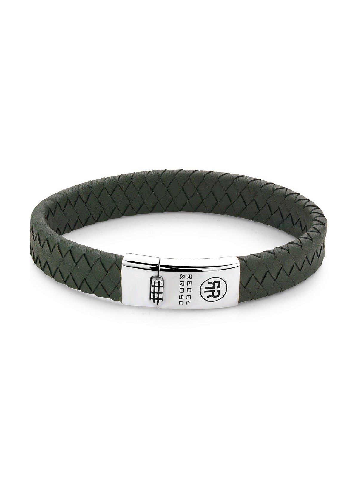 bracciale uomo Rebel & Rose Bracelet Braided Flat RR-L0148-S-L mens