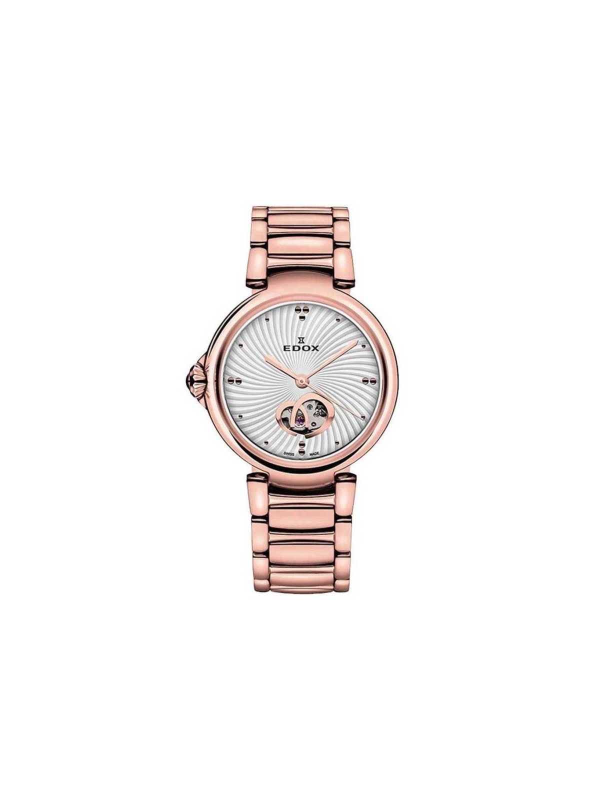 Edox 85025-37RM-AIR LaPassion Automatic Ladies Watch 33mm 5ATM
