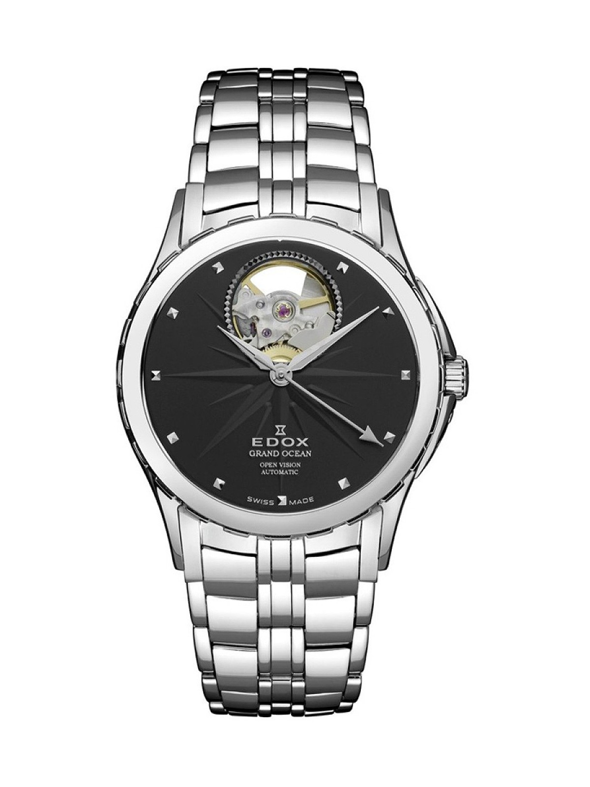 Edox 85013-3-NIN Grand Ocean Automatic Ladies Watch 33mm 5ATM