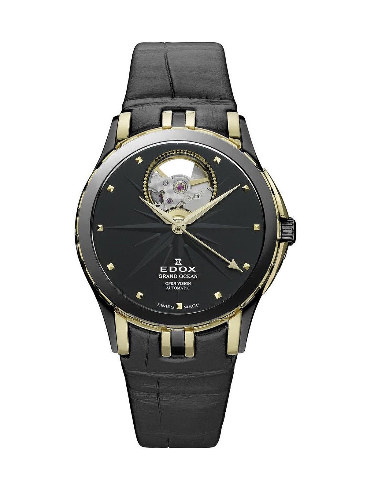 Edox 85012-357JN-NID Grand Ocean Automatic Ladies Watch 33mm 5ATM