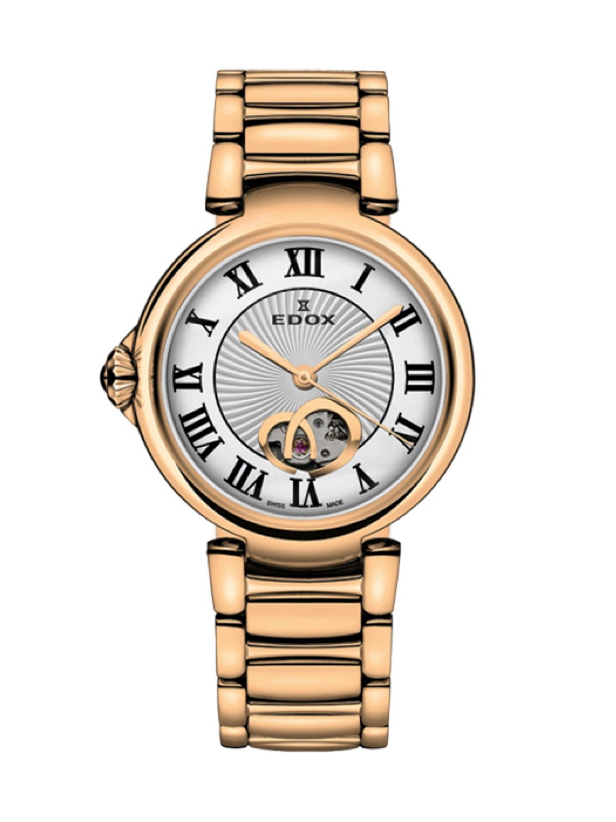Edox 85025-37RM-ARR LaPassion Automatic Ladies Watch 33mm 5ATM
