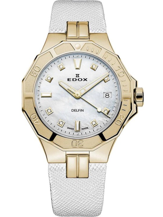 orologio donna Edox 53020-37JC-NADD Delfin Diver Ladies Watch 38mm 20ATM