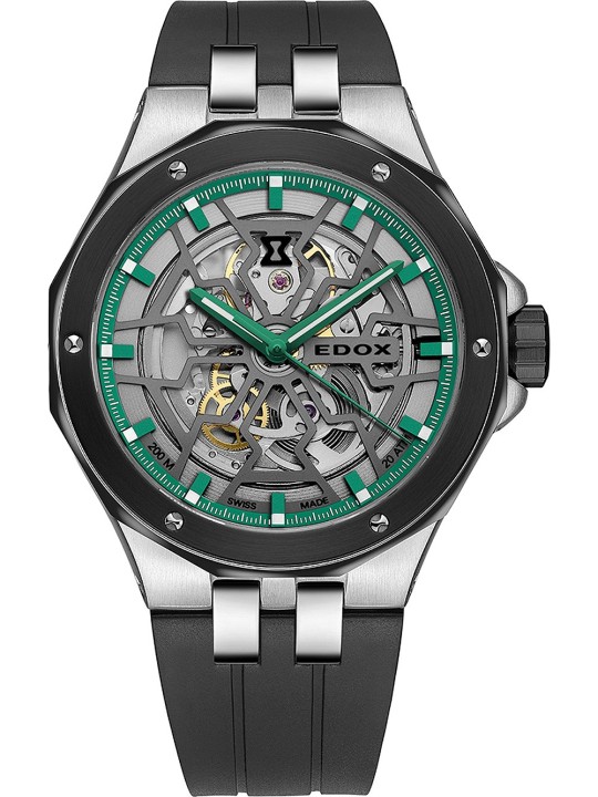 orologio uomo Edox 85303-3NN-VB Delfin Mecano Automatic Mens Watch 43mm 20ATM