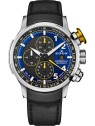 orologio uomo Edox 01129-TTNJCN-BUNJ Chronorally Automatic Mens Watch 45mm 10ATM