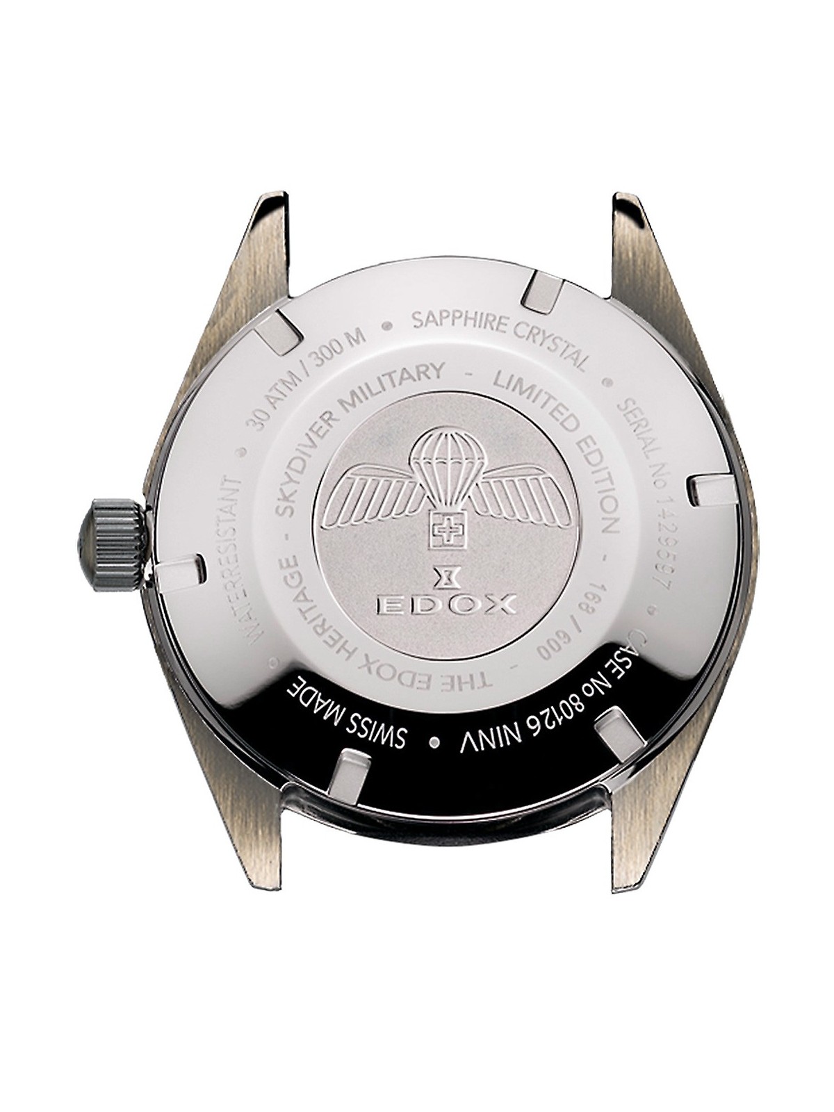 orologio uomo Edox 80126-3VIN-GDN Skydiver Automatic Mens Watch Limited Edition 42mm 30ATM