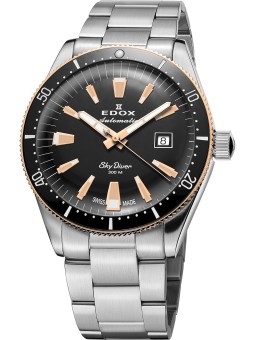 orologio uomo Edox 80126-357RNM-NIRB Skydiver Automatic Mens Watch Limited Edition 42mm