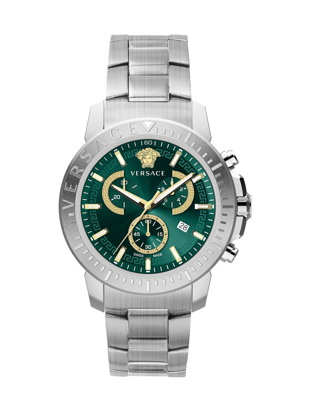 orologio uomo Versace VE2E00821 New Chronograph Mens Watch 45mm 5ATM