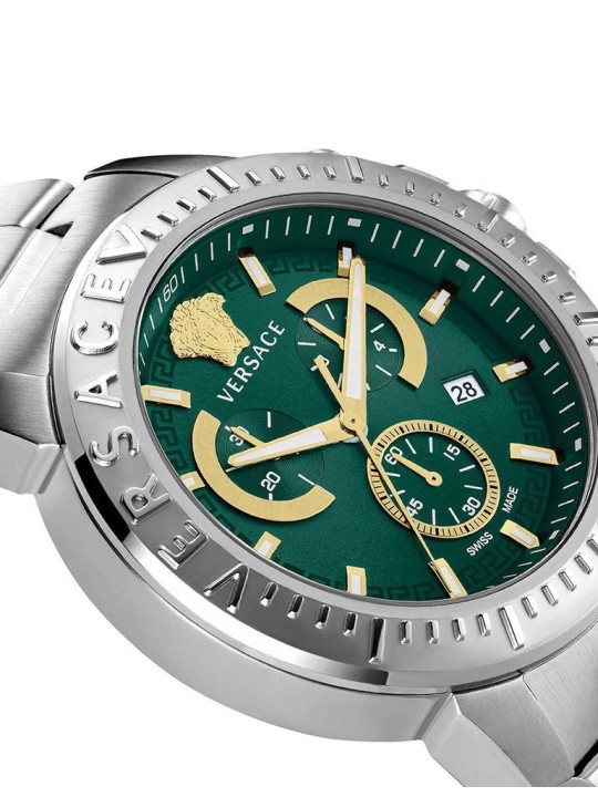 orologio uomo Versace VE2E00821 New Chronograph Mens Watch 45mm 5ATM
