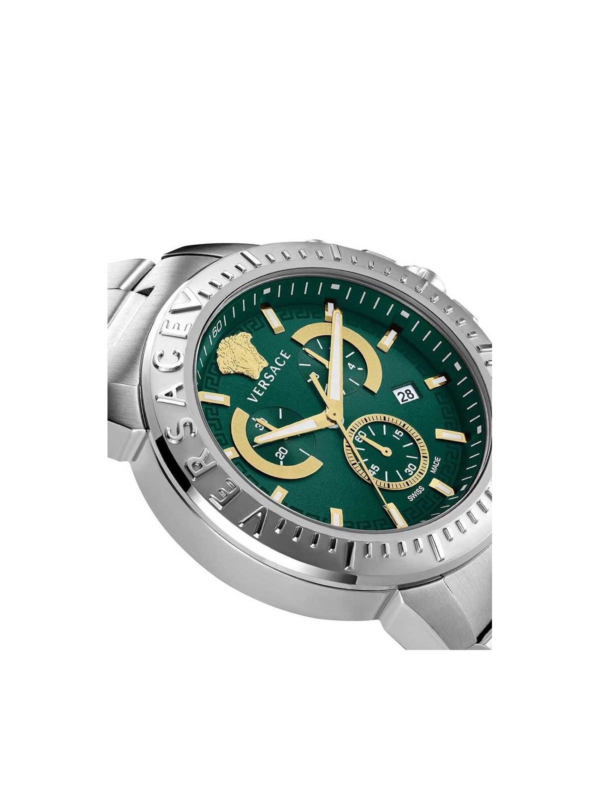 orologio uomo Versace VE2E00821 New Chronograph Mens Watch 45mm 5ATM