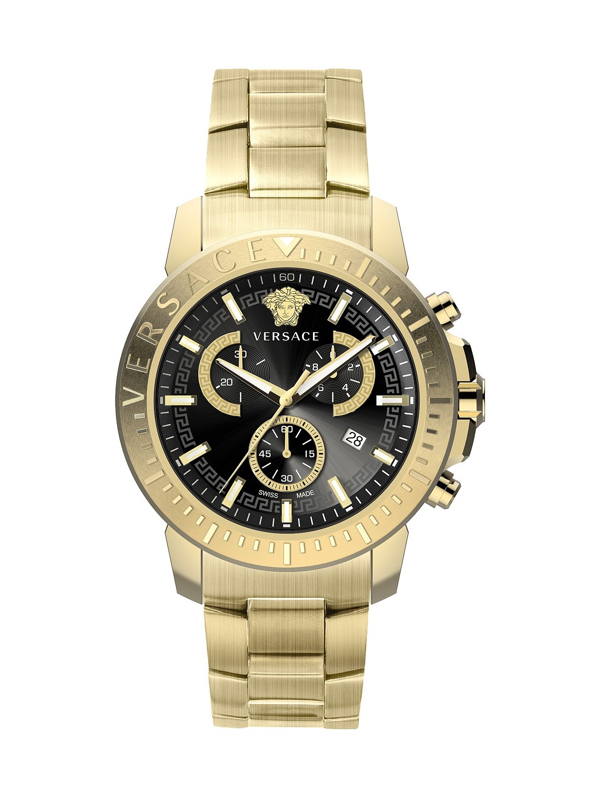 orologio uomo Versace VE2E00921 New Chronograph Mens Watch 45mm 5ATM