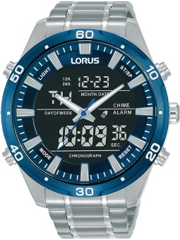 orologio uomo Lorus RW647AX9 Digital Chronograph Mens Watch 46mm 10ATM