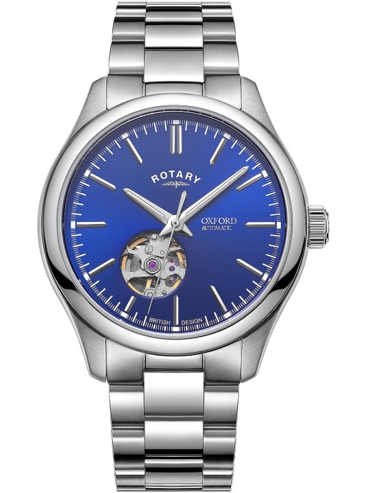 orologio uomo Rotary GB05095/05 Oxford Automatic Mens Watch 40mm 5ATM