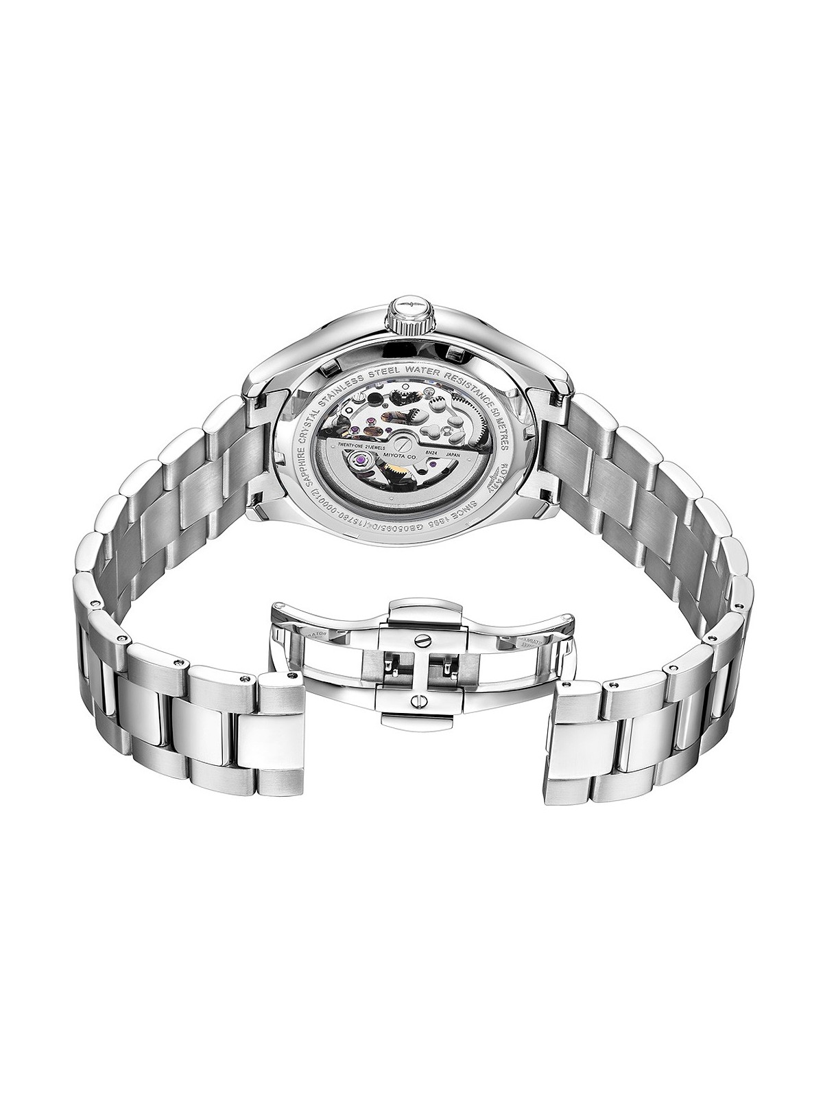 orologio uomo Rotary GB05095/04 Oxford Automatic Mens Watch 40mm 5ATM