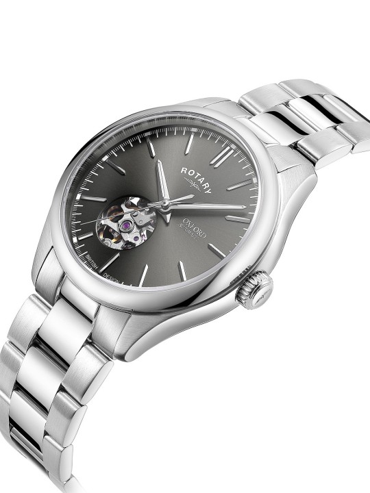 orologio uomo Rotary GB05095/74 Oxford Automatic Mens Watch 40mm 5ATM