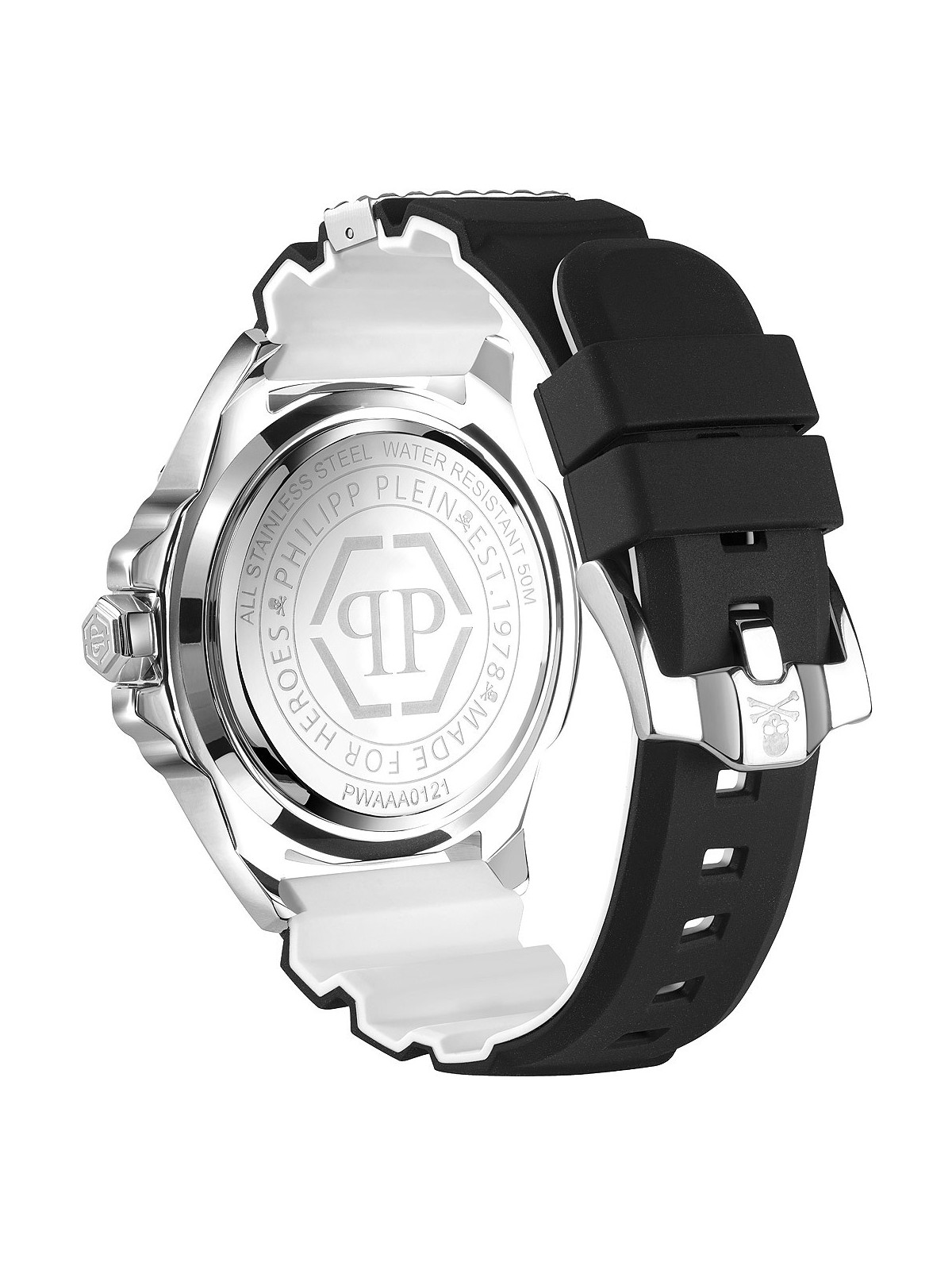 orologio uomo Philipp Plein PWAAA0121 The Skull 44mm Mens Watch 44mm 5ATM