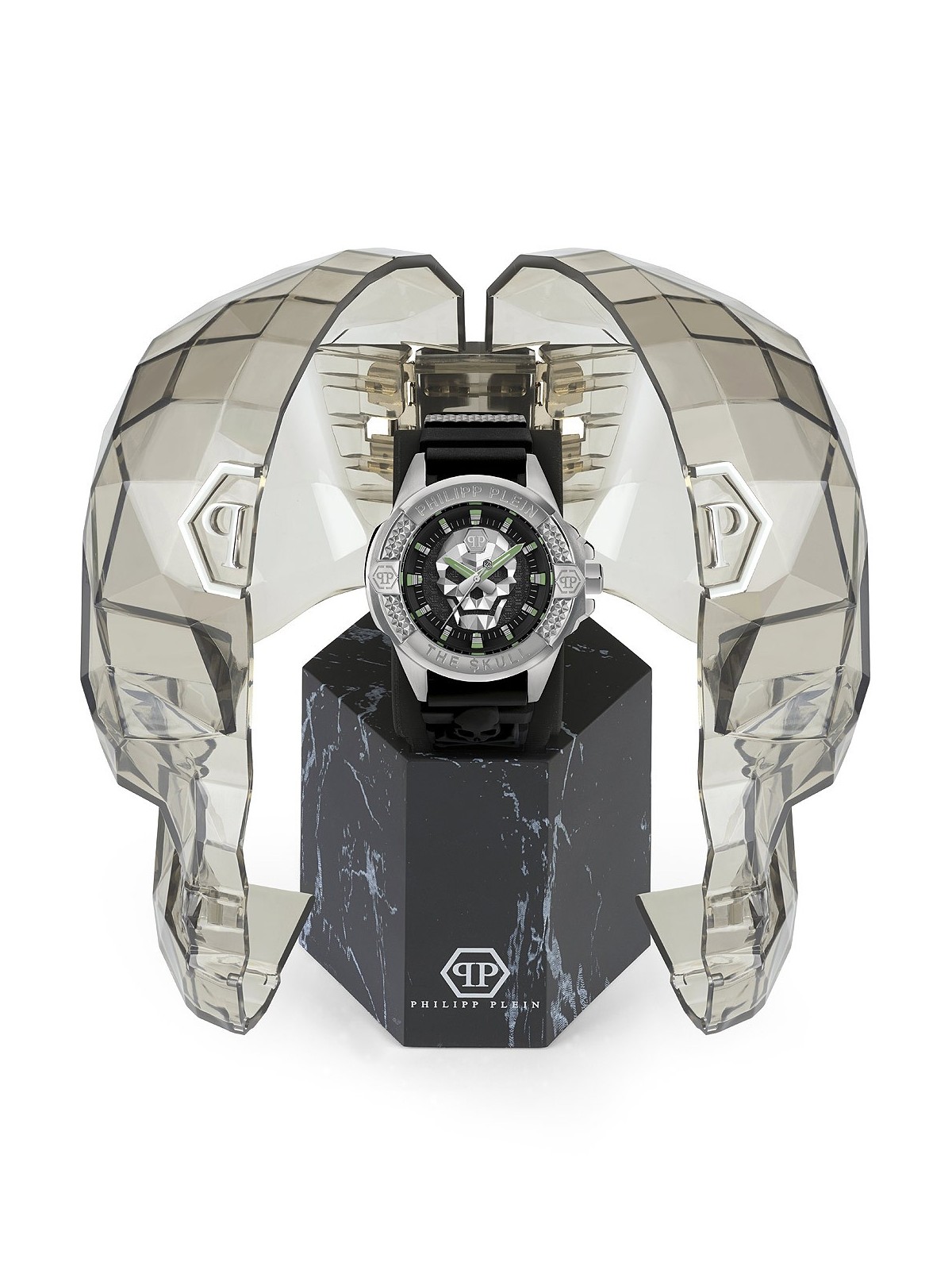 orologio uomo Philipp Plein PWAAA0121 The Skull 44mm Mens Watch 44mm 5ATM