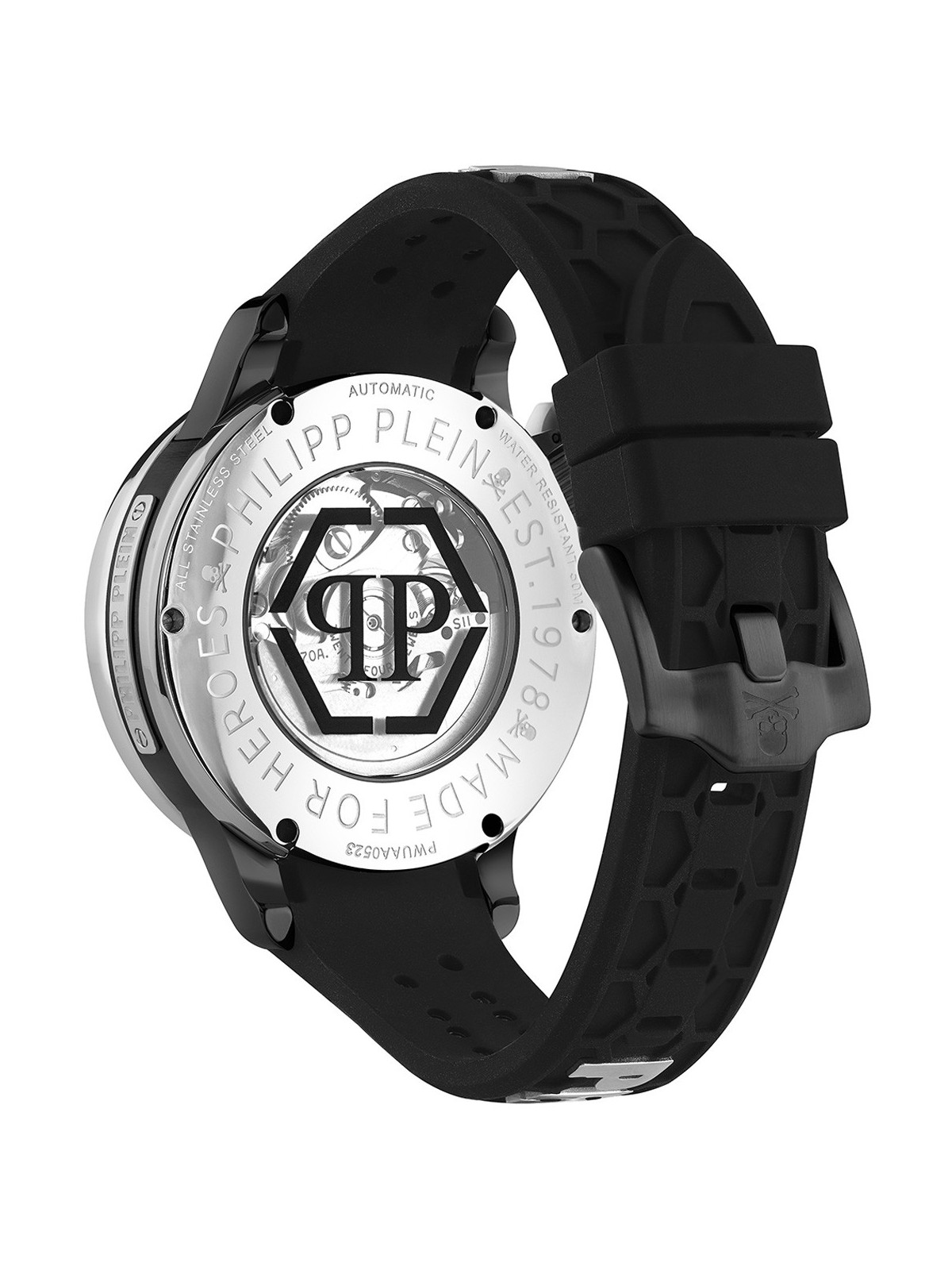 orologio uomo Philipp Plein PWUAA0523 Hyper Sport Automatic Mens Watch 46mm 5ATM