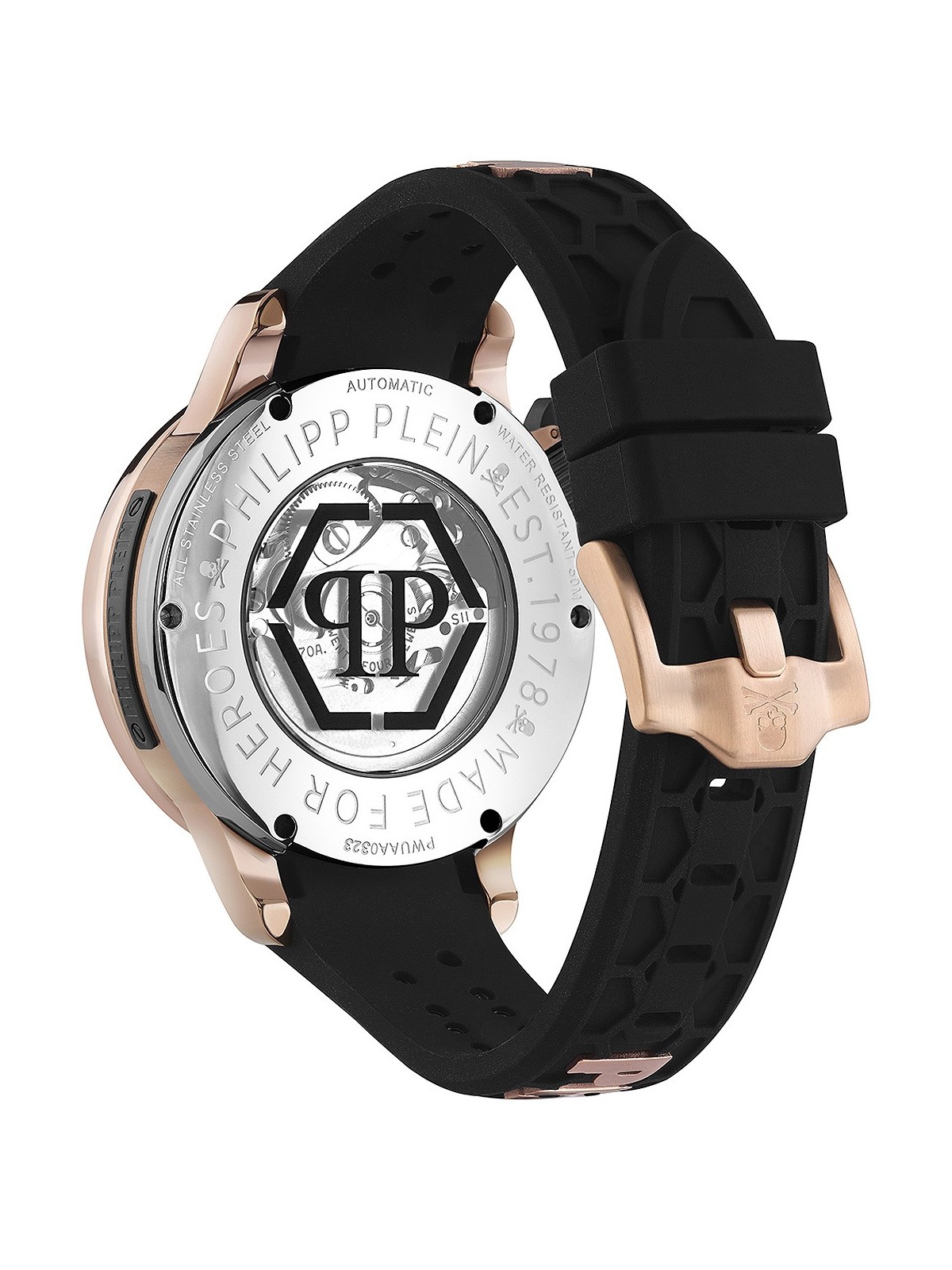 orologio uomo Philipp Plein PWUAA0323 Hyper Sport Automatic Mens Watch 46mm 5ATM